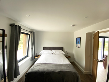 King Size Double Bedroom at Stepps Cottage