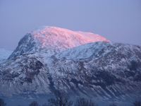 Sunset on Ben Nevis